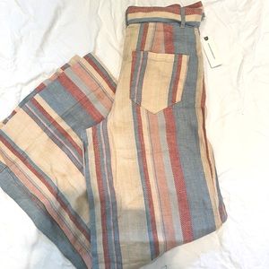 NWT anthro linen/cotton pants